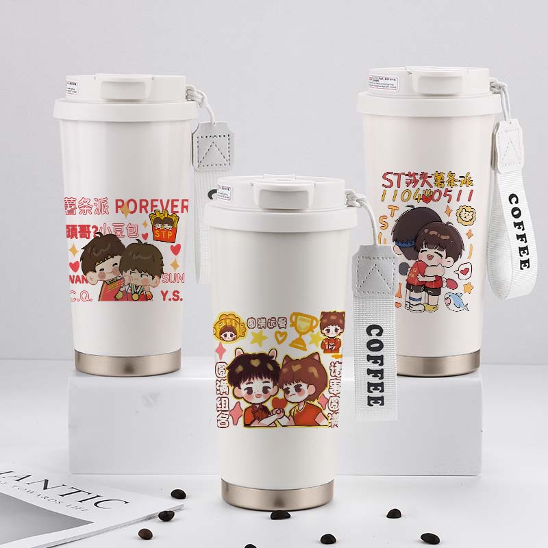 316不锈钢530毫升图案高清易清洗