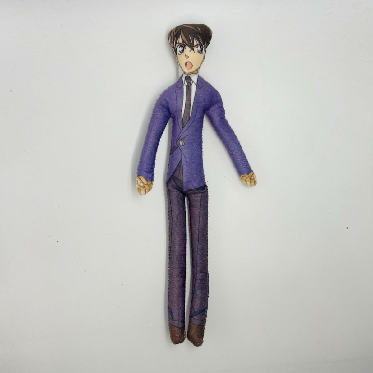 名侦探柯南公仔手脚铁丝毛绒玩具抽象内置骨架随意造型成品