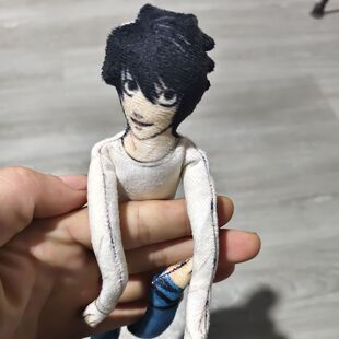 死亡笔记周边抽象老鼠干无白边公仔L夜神月手脚铁丝活动玩偶公仔