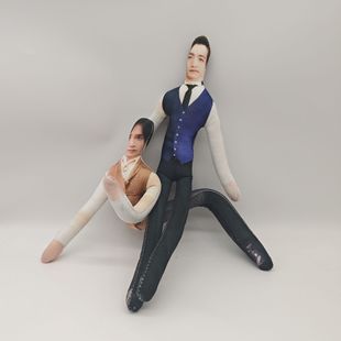 王青冯建宇周边老鼠干抽象手脚无白边铁丝骨架公仔造型活动玩偶