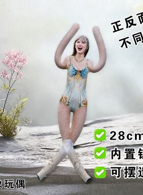 霉霉Taylor Swift泰勒斯威夫特老鼠干抽象铁丝玩偶带骨架礼物应援