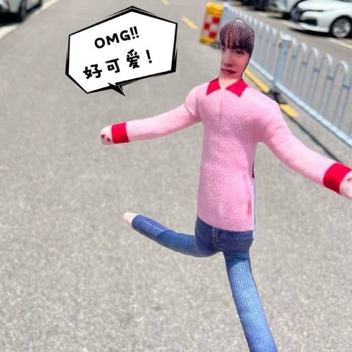 新款BKPP林祎凯老鼠干玩偶抽象玩偶铁丝娃娃全身带骨架可造型公仔