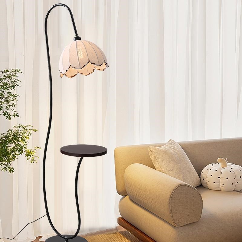 中古落地灯客厅沙发边茶几带x无线充置物架一体书房台灯卧室床头