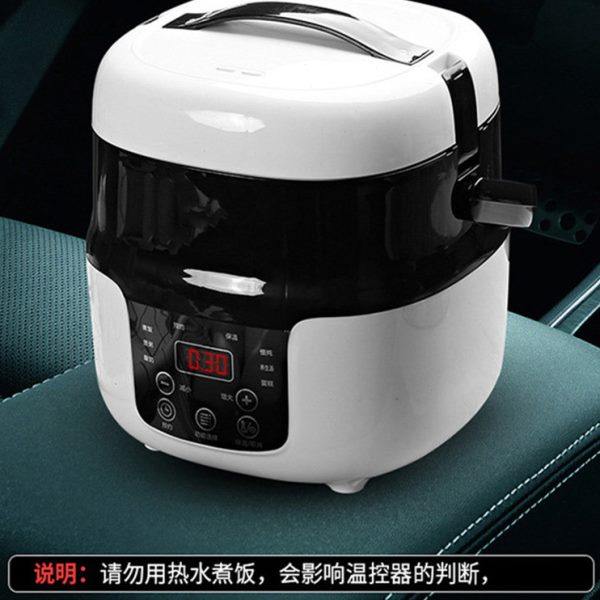 车载电饭煲24V大货车12V小汽车通用智能220V车家两用电饭锅煮饭粥