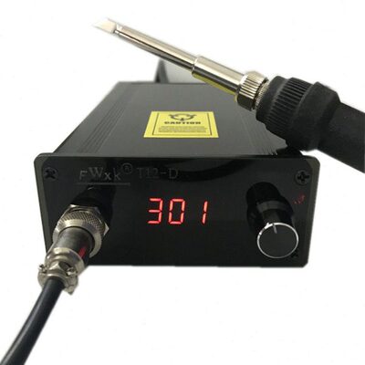 T12新款铝合金数显焊台自动休眠及唤醒秒速升温恒温电烙铁