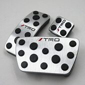 TRD 油门踏板 刹车脚踏板 改装 凯美瑞 免打孔安装 汉兰达