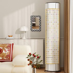 圆柱立式空调挡风帘防直吹柜式机通用出风口遮导风板隔冷气月子帘