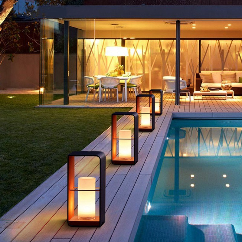 草坪灯户外太阳能花园r庭院造景布置草地灯景观别墅小院装饰