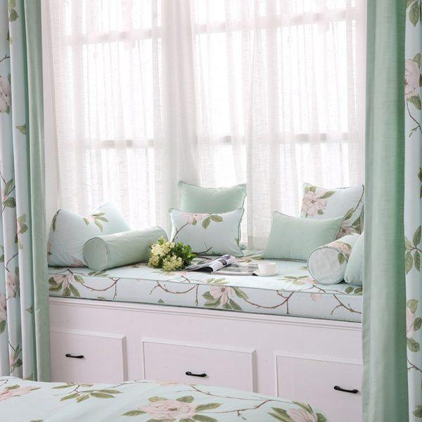 高端飘窗垫 窗台垫 加厚海绵田园垫子坐垫阳台卧室现代可机洗定做,居家布艺,飘窗垫,淘宝优惠券,粉丝福利购,淘宝优惠卷