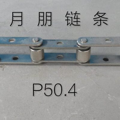 工业传动输送链304不锈钢材质滚子链P50.4链条 内外片带6.1mm中孔