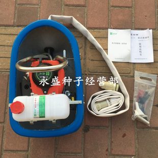 绿田船式喷灌机 抽水机四冲程汽油机水泵 农用浇菜浮式绿田洒水机