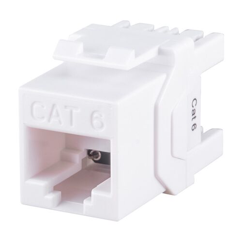六类网线模块RJ45千兆配线架模块家用工程镀金Cat6类网络面板插座