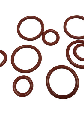 红色硅胶 耐高温O型圈外径65/70/75*2.4mm