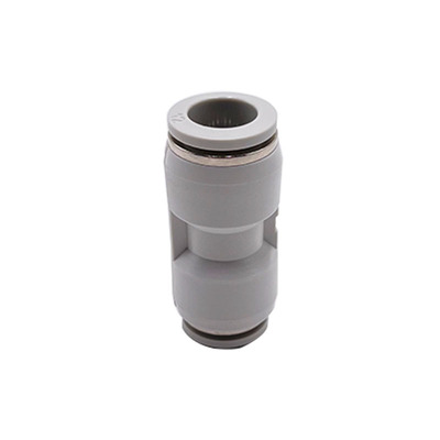 气动白色气管快速接头塑料胶直通PU46810121416mm PG变径大小对接