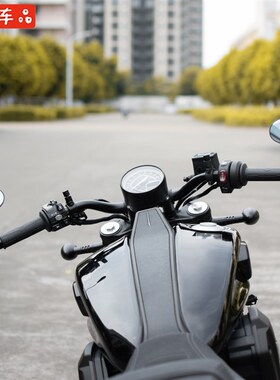 奔达黑旗500改装方向把专用小燕把无损直上车把合金轻量化高强度