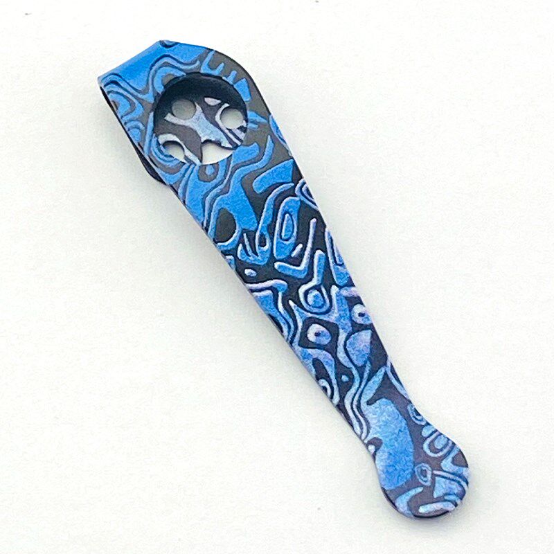 蜘蛛C81背夹C11蜘蛛C10钛合金刀背夹 Spyderco Paramilitary 2 - 实物图