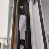 老式 天地插销塑钢平开门闩防盗保险扣上下锁栓 断桥铝合金门窗明装