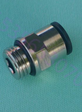 YONG RUI气源接头PC8-G02黑色塑料接头软管铜塑接头RPC6-01乐可利