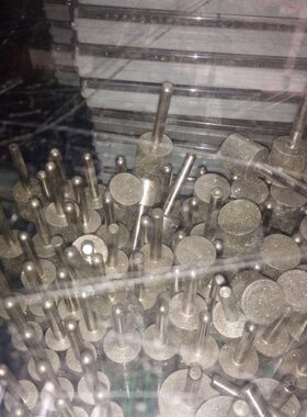 6柄*各尺寸圆柱 金刚石磨头 合金打磨棒  SDC磨硬料玉石6*20/25