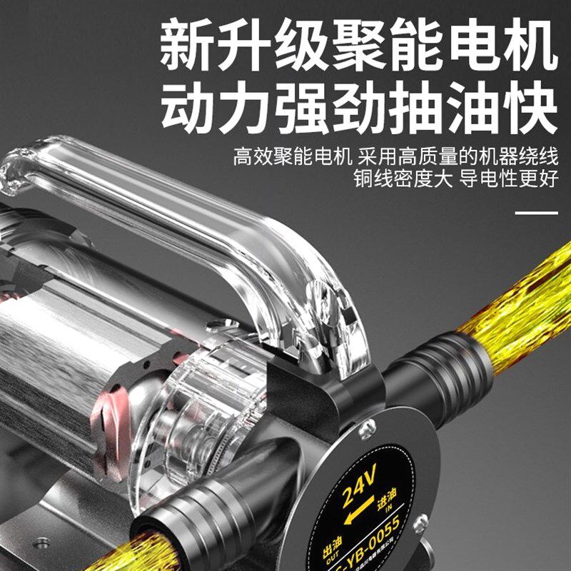 德国进口盛牌12V24V220V正反转电动抽油神器柴油泵小型抽油机加油