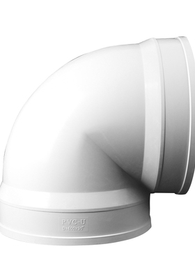 315pvc排水管弯头90度带检查口160排烟管异形pvc弯头250管道塑料