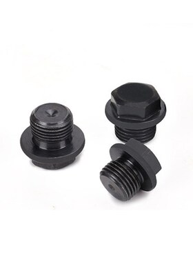 碳钢堵头DIN910法兰面外六角带边油塞G1/2螺塞闷头JB/T1000-77