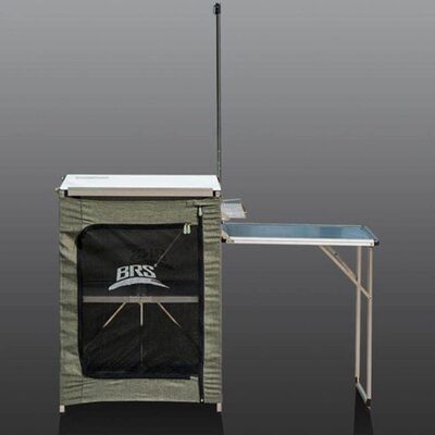 BRS-Z12便携式超轻便铝合金折叠桌子野营户外移动厨房野餐桌椅