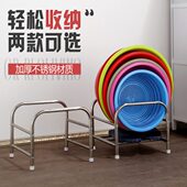 置物架 卫生间放浴盆组装 不锈钢脸盆收纳架 304浴室架脸盆架