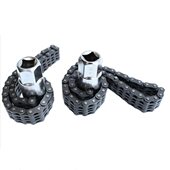 机油格扳手滤清器滤芯链条扳手机滤芯拆装 手动工具双链条扳手44节