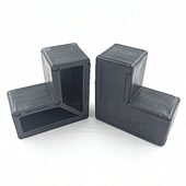 25方管使用铝合金角码 配25 两通优质90度方型 拐角柜角码 连接直角