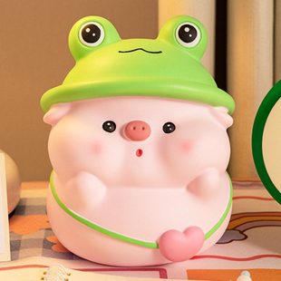 小猪存钱罐儿童储蓄罐女孩大号储钱罐不2024新款猪仔摆件储存罐进