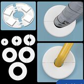 电视墙孔燃气管孔墙洞墙孔装 饰 饰盖遮丑盖水管管道遮挡盖空调孔装