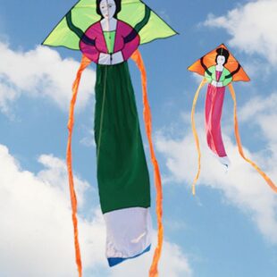 贾元丰风筝 新款仙女三角 嫦娥 飘带平稳  1.55米*5米