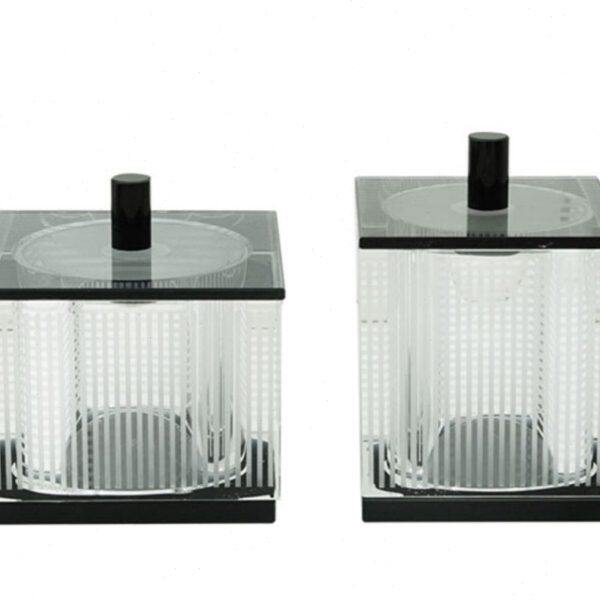 现代简约水晶糖果罐子摆件客厅茶几玄关餐桌酒店创意家居软装饰品