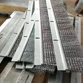 镀铜钢丝不锈钢丝条刷 钢丝条刷 耐高温钢丝密封条刷 钢丝刷 定做