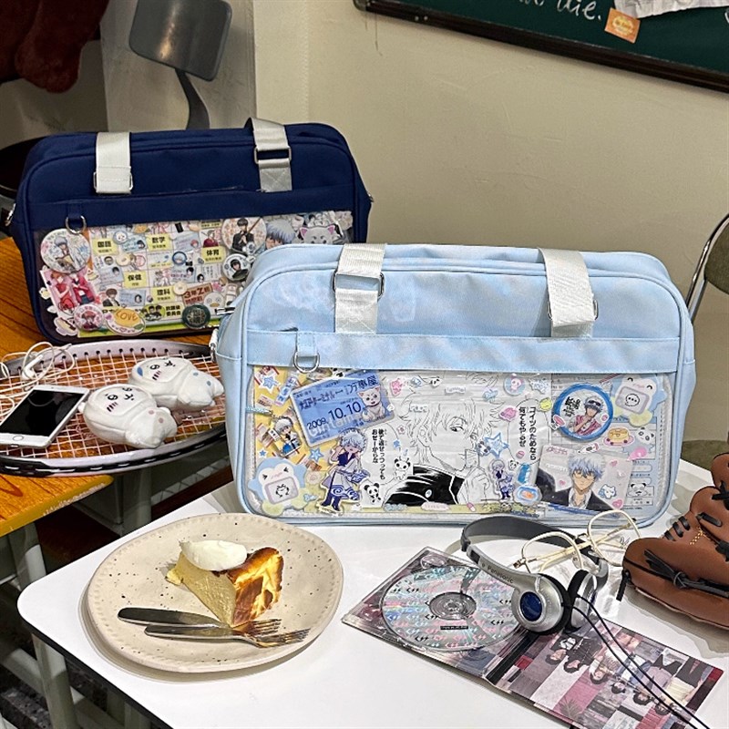 原创痛包jk日系制服包单肩斜跨通勤E运动百搭日常校供感【制服痛