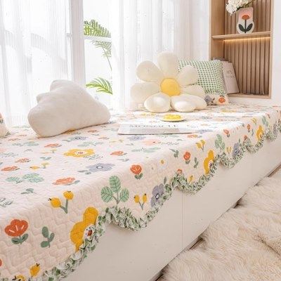 飘窗垫窗台垫四季通用2024新款全棉飘窗氛围感装饰阳台垫子定制毯,居家布艺,飘窗垫,淘宝优惠券,粉丝福利购,淘宝优惠卷