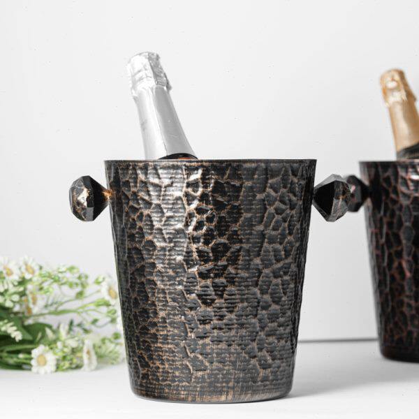 手工不锈钢香槟桶高档红酒冰酒桶会所酒吧啤酒冰桶样板房装饰摆件