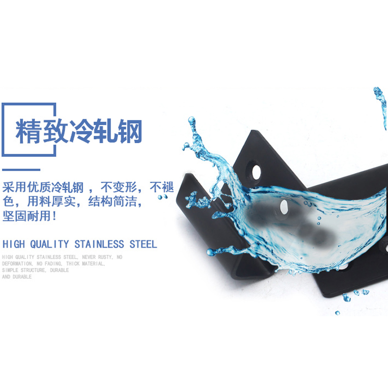 不锈钢瓷砖挂件木地板固定挂钩码墙面陈列展示托架加厚方形干挂件