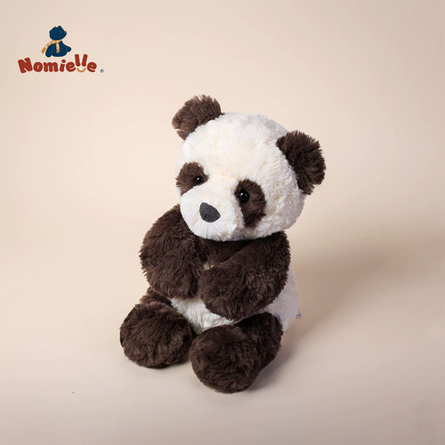 Nomielle多米诺熊猫毛绒玩具公仔