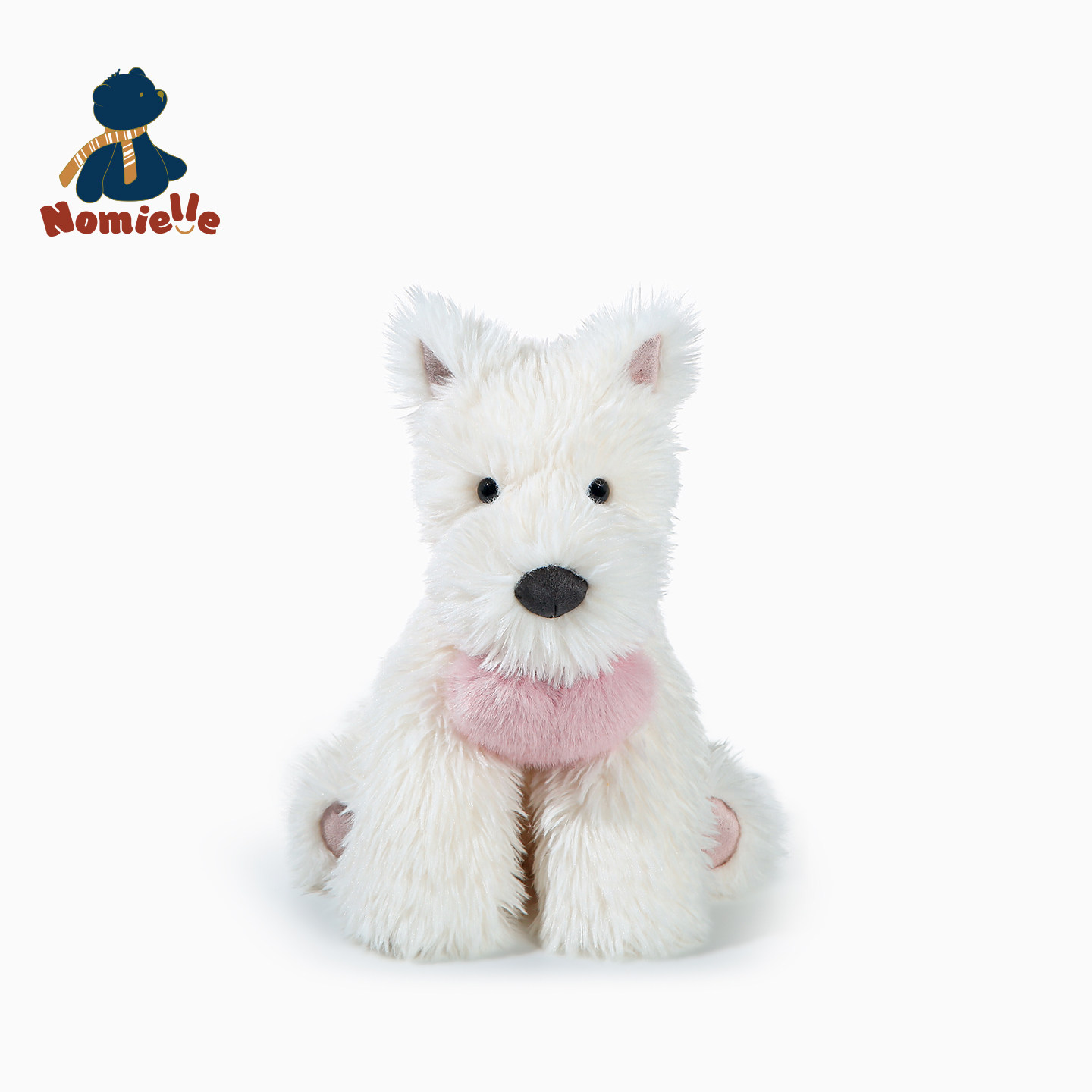 nomielle爱心西高地狗毛绒玩偶小狗公仔摆件送女友节日情侣礼物