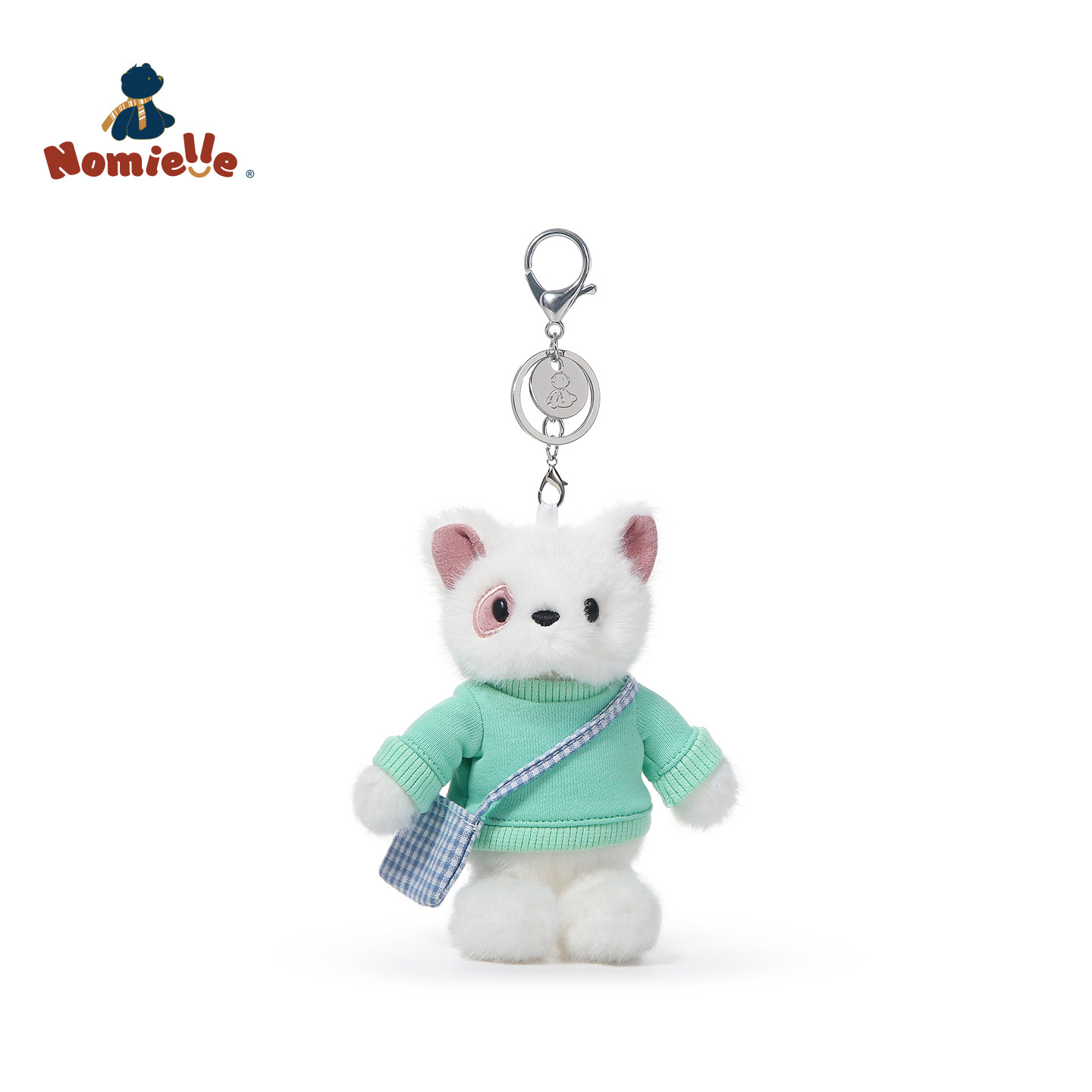 Nomielle诺妮布袋猫挂件毛绒玩偶钥匙扣包挂饰送女友节日生日礼物