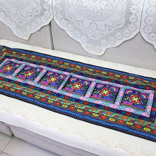 绣花沙发垫云南民族风椅垫彝族特色刺绣垫子四季通用罩巾酒吧盖布,居家布艺,沙发垫,淘宝优惠券,粉丝福利购,淘宝优惠卷