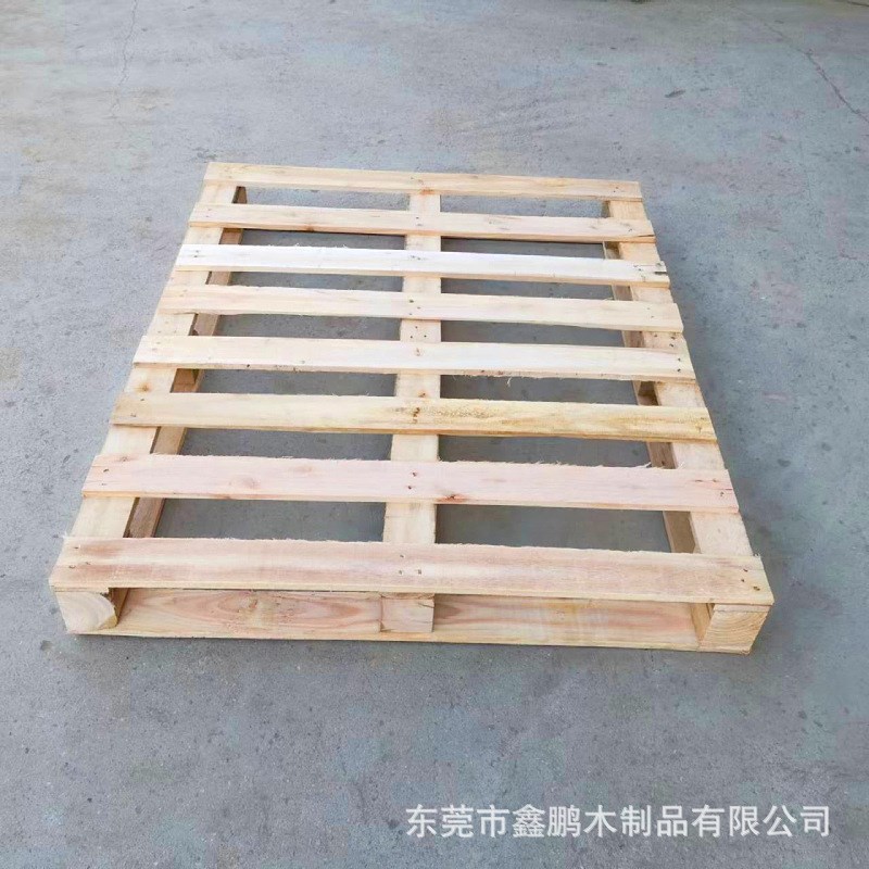 熏蒸木卡b板叉车木托盘四面进叉木栈板防潮地台板木托板厂家直供