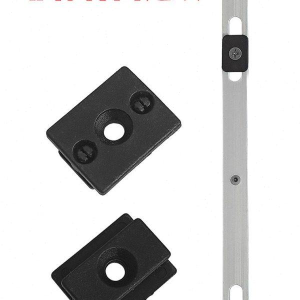 老式50型铝合金门窗传动杆固定块平开纱窗塑料滑块铝拉杆黑色垫片,基础建材,窗锁,淘宝优惠券,粉丝福利购,淘宝优惠卷