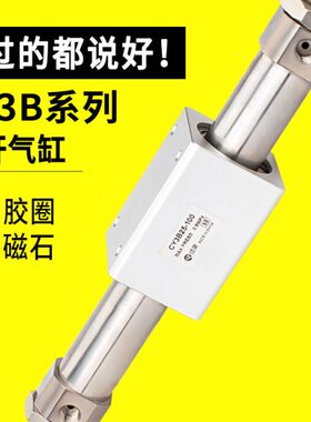 磁偶式无杆气缸RMS/CY3B20/25-32-16-75-100-125-150-200-250-300