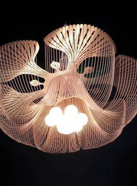 餐厅客复式楼吊灯艺厅样41532板房会所术酒店堂灯酒店吊灯装饰灯