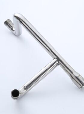 304不锈钢三通管件镜非面抛光度标异形内外螺配纹58990管道件