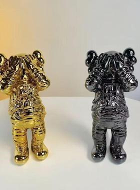 简约树摆脂太空人员摆件家居背包熊宇航装样饰品板间客厅玄关售楼