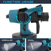 电动喷喷漆枪电电动喷壶涂机电动喷壶电SDN式 充油漆锂高雾化便携